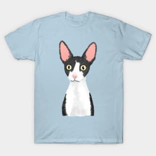 Cornish Rex (Large Design) T-Shirt